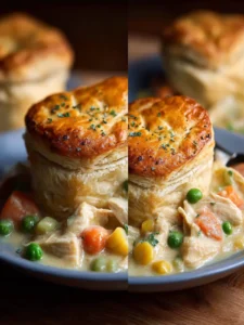 Easy Recipes Chicken Pot Pie Biscuits First Image