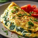 Spinach Cheese Omelette First Image