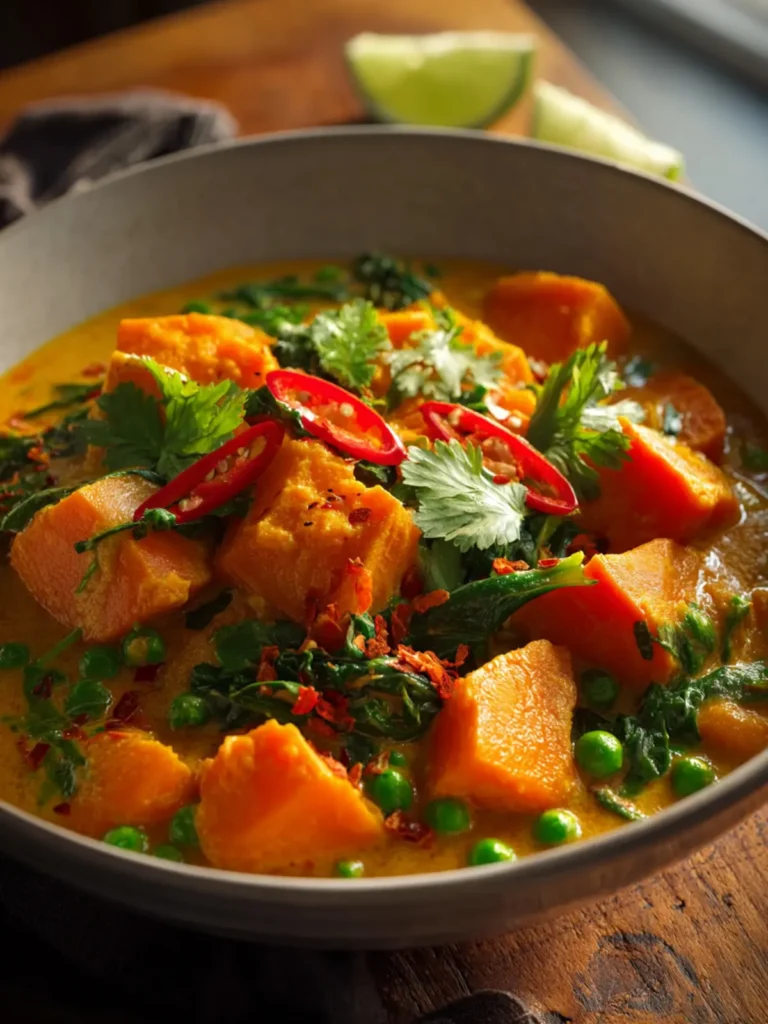 Sweet Potato Coconut Curry First Image