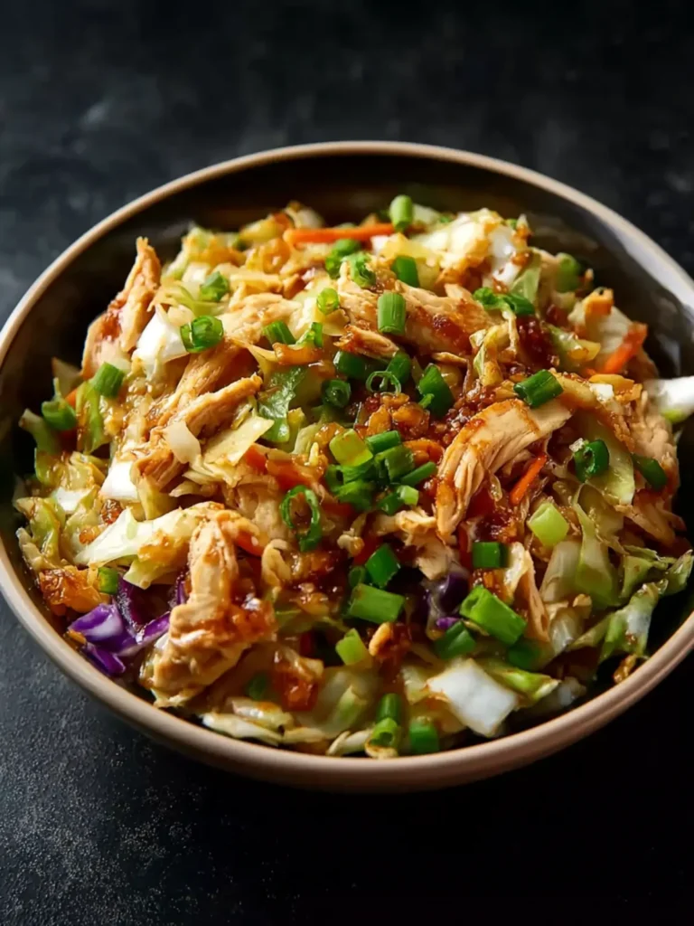 chicken egg roll bowl cabbage First Image