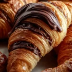 chocolate croissants bakery style First Image
