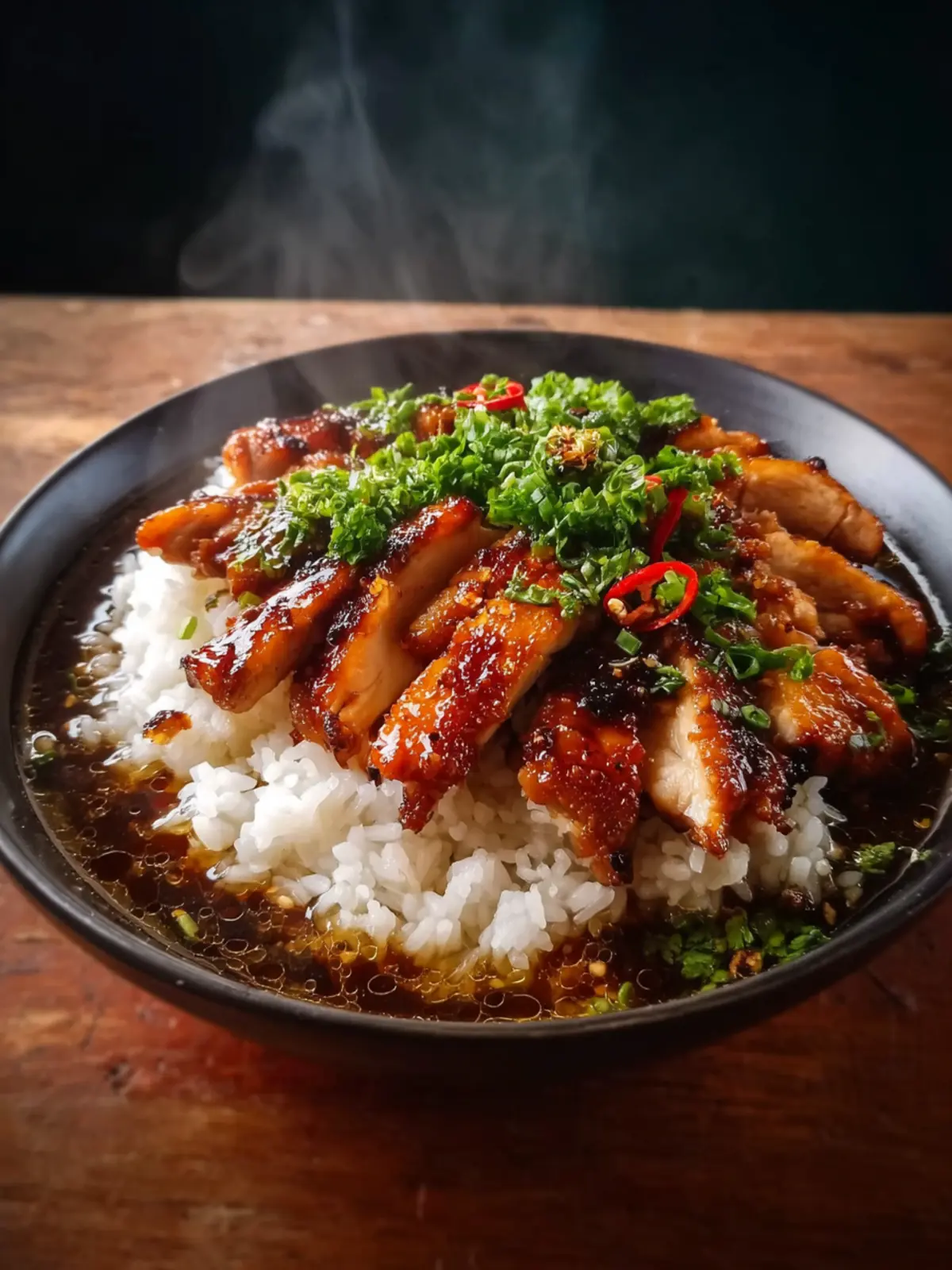 soy garlic ginger chicken rice First Image
