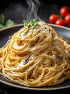 Cream cheese spaghetti – The Best Comforting Dish. First Image