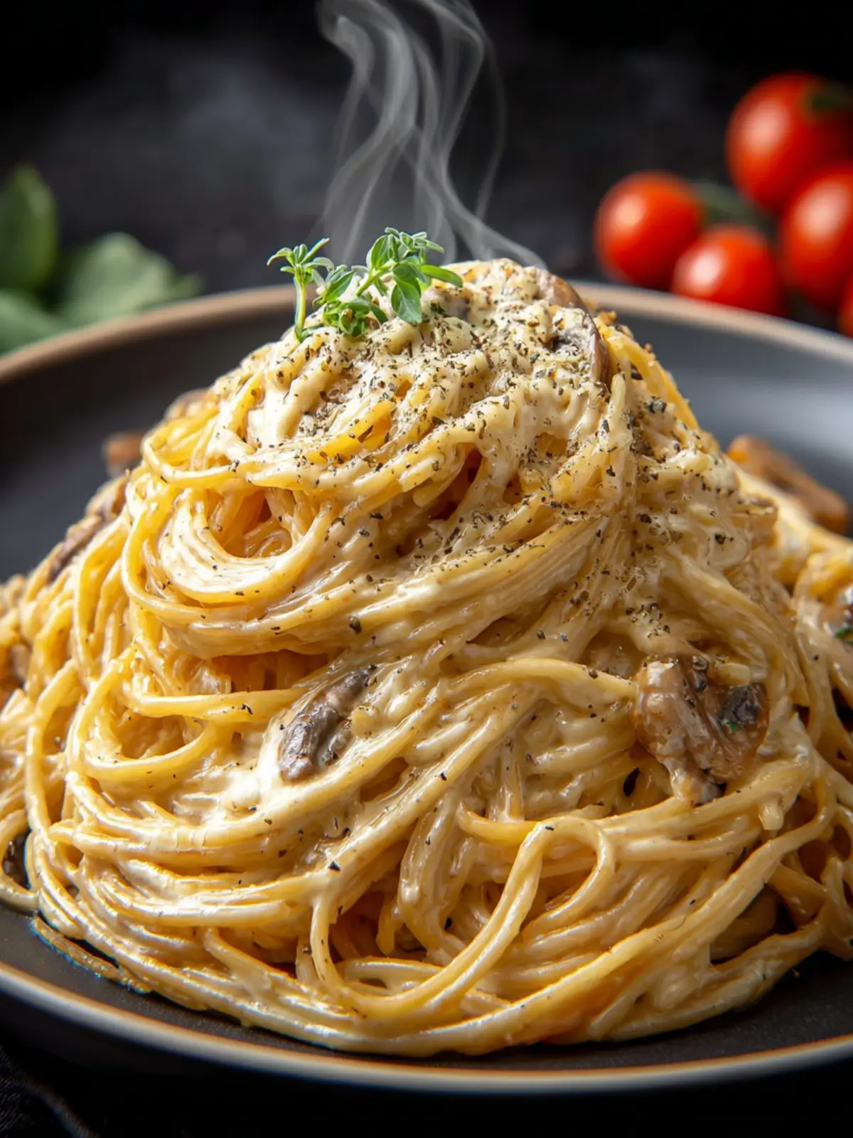 Cream cheese spaghetti – The Best Comforting Dish. First Image