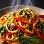 Fiery Beef Yaki Udon Delight First Image