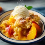 Lazy Day Peach Cobbler – Easy Summer Dessert First Image