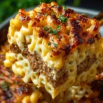 Mac and Cheese Meatloaf Casserole – Delicious and Comforting First Image