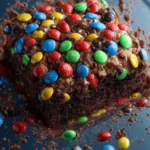 Sinful M&M Chocolate Dump Cake Recipe First Image