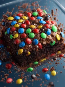 Sinful M&M Chocolate Dump Cake Recipe First Image