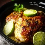 Slow Cooker Garlic Lime Chicken First Image