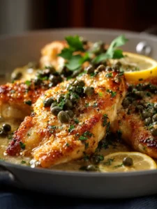 Zesty Lemon Butter Chicken with Capers First Image